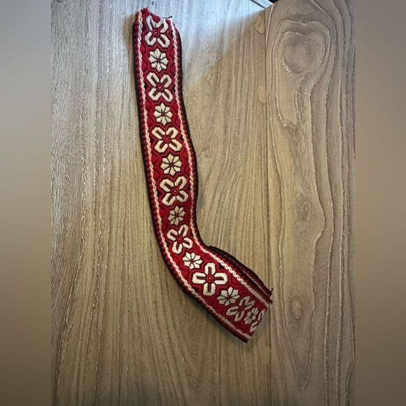 Red Burst 1960s fabric - Picture 4 of 7